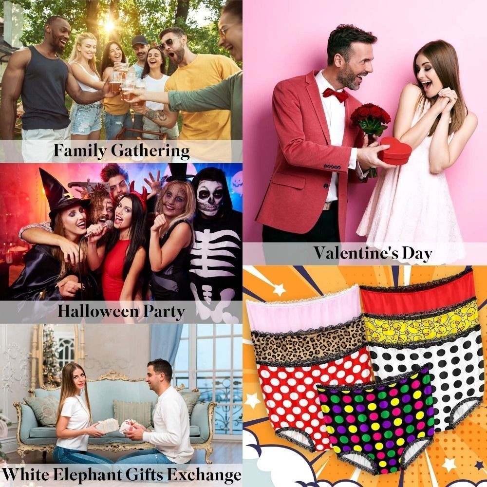 Plus Size Giant Novelty Undies, Oversized Spoof Gag Joke Panties for Adults