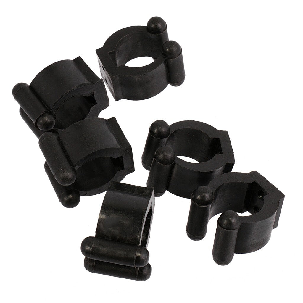 6 Pieces Plastic Replacement Cue Clips For Pool Snooker Billiard Cue Rack