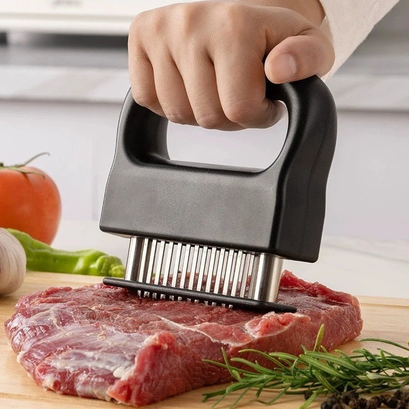 48-Blade Stainless Steel Meat Tenderizer for Beef Steak Chicken Kitchen Tool