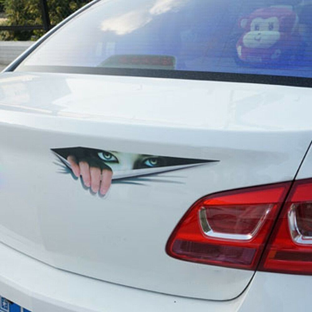 Accessories 3D Auto Decal Window Car Stickers Scary Eyes Auto-styling Peeking