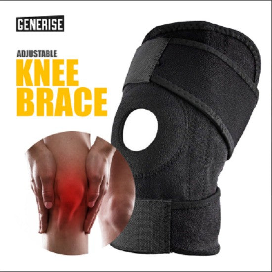 Precision Strap Knee Brace Silicone Pad Adjustable Breathable Sport UK