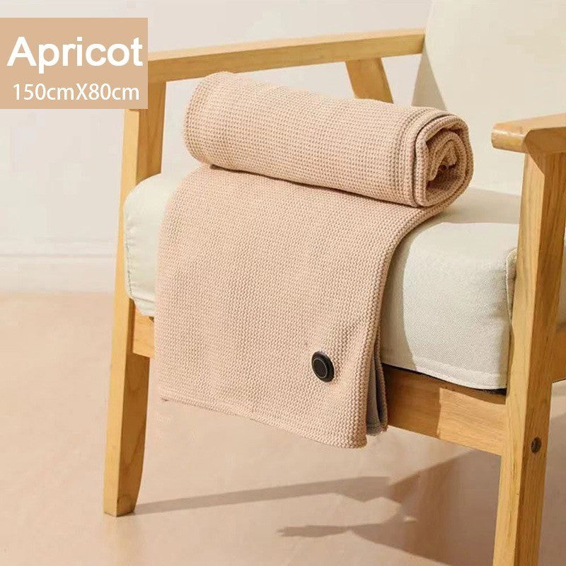 USB Heated Blanket Shawl Poncho Graphene Electric Throw Cape for Office Nap UK