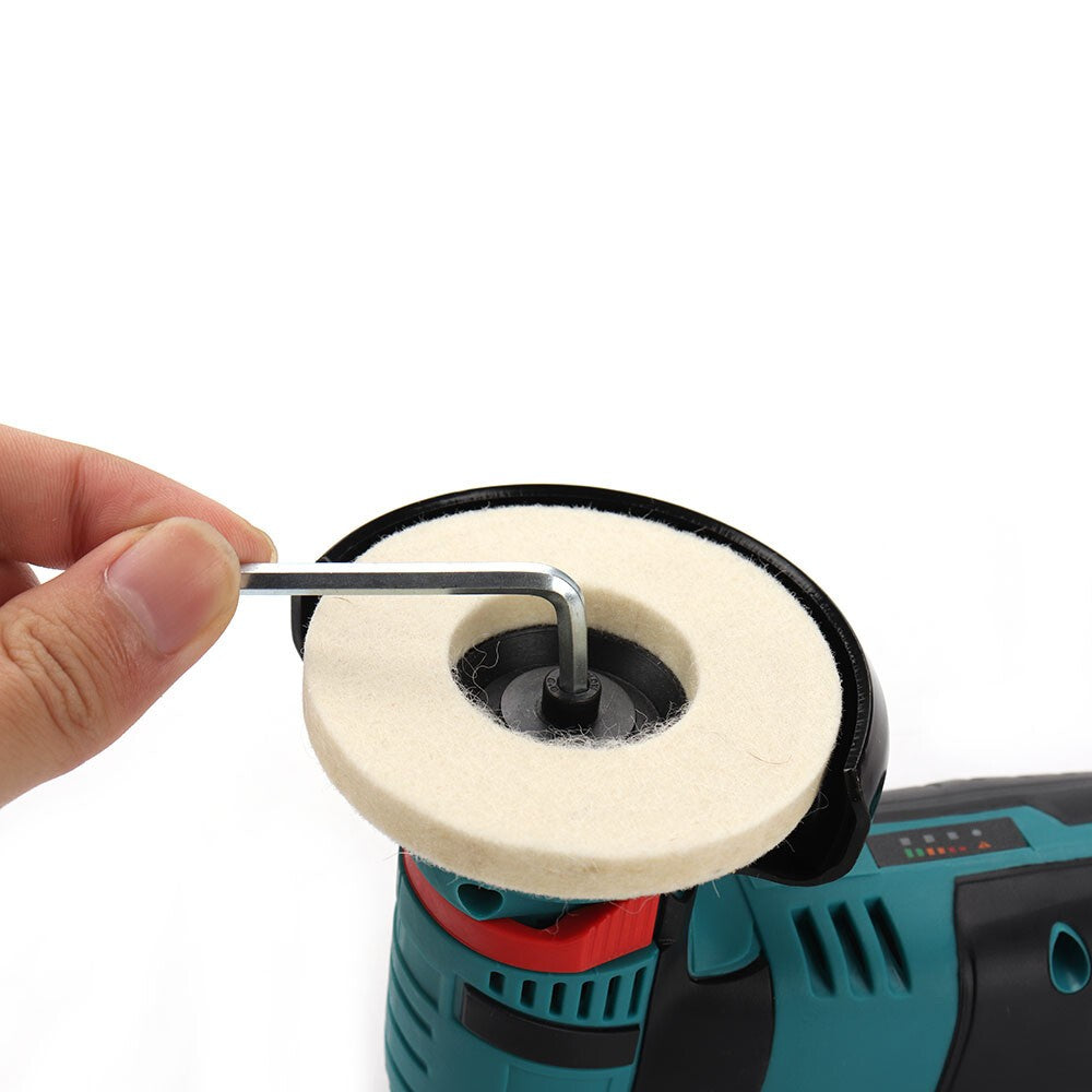 75mm Wool Polishing Wheel Felt Buffing Grinding Disc For Angle Grinder 1-10PCS