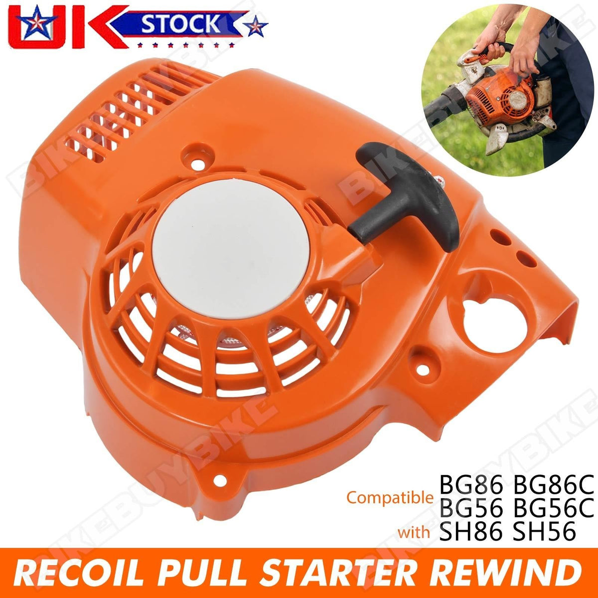 For Stihl BG86 BG86C BG56 BG56C SH56 SH86 C-E Recoil Pull Start Starter Rewind