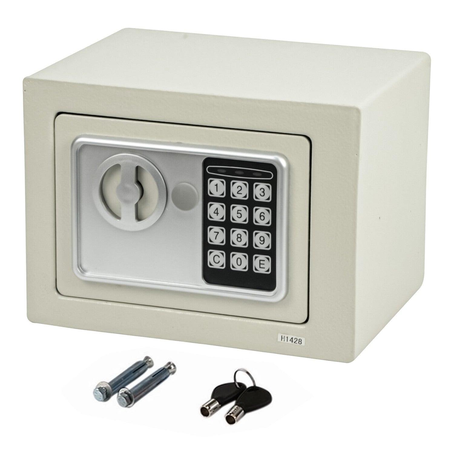 4.6L DIGITAL STEEL SAFE ELECTRONIC SECURITY HOME OFFICE MONEY CASH SAFETY BOX