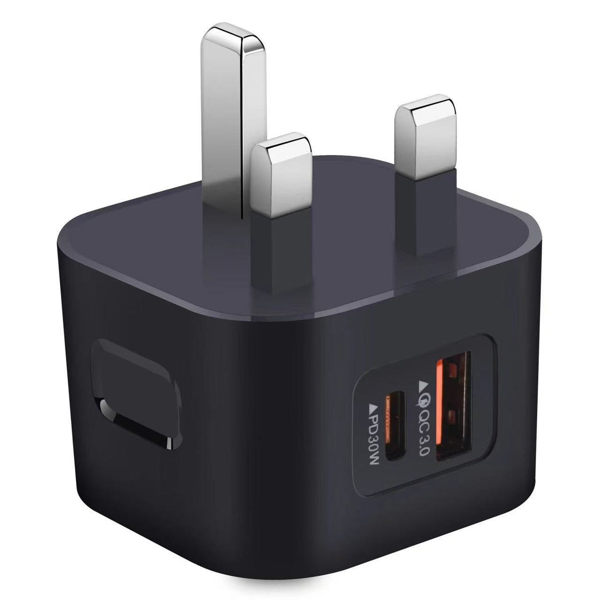30W Dual PD Type USB-C Fast Charger for iPhone 13 12 11 14 Pro Max Plus UK Plug