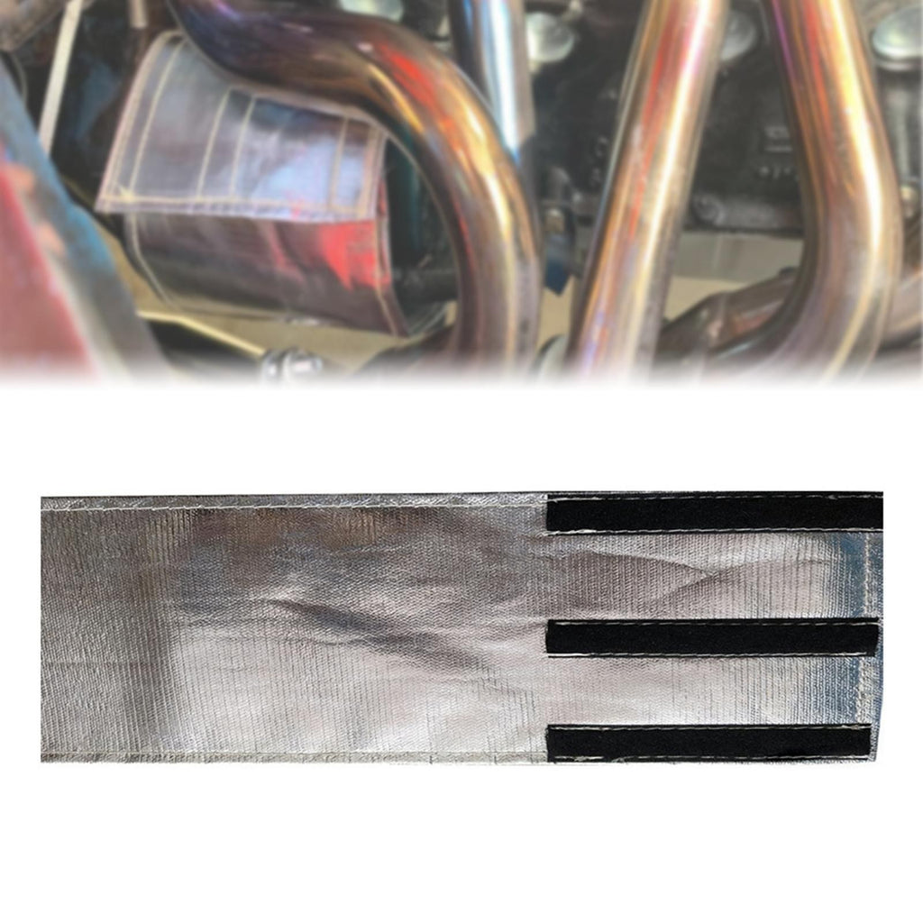Universal Starter Heat Shield Barrier Aluminum and Fiberglasss Starter Heat