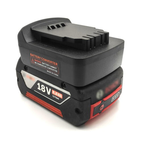 Adapter For Bosch 18V Li-ion To Dewalt 18/20V Li-ion Battery Cordless Power Tool