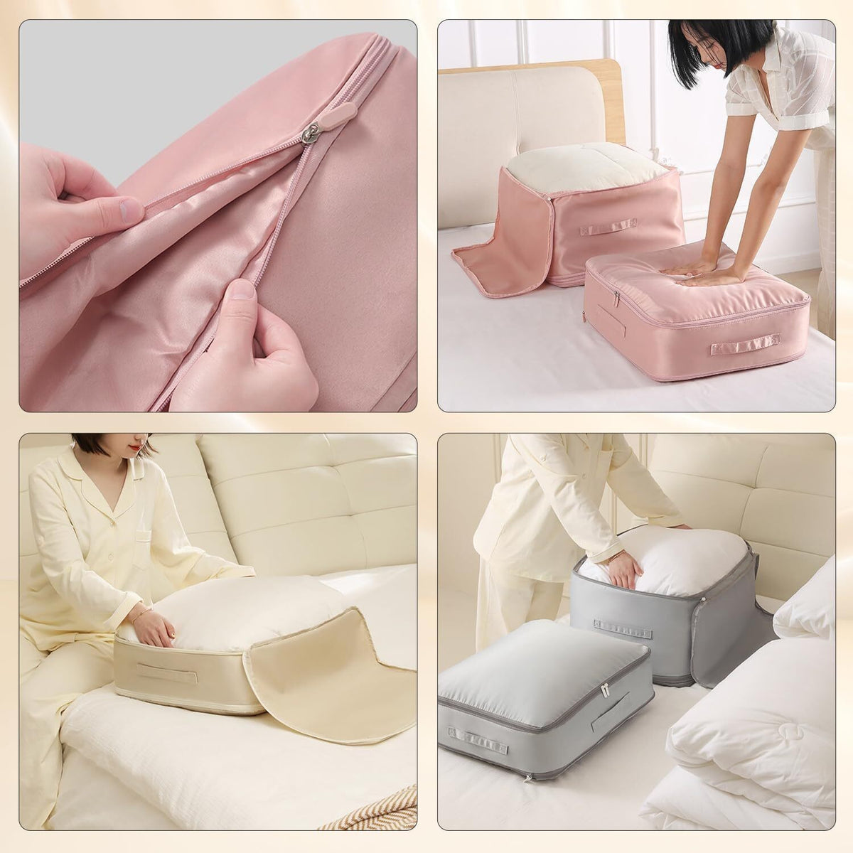 Ultra Space Saving Self Compression Organizer New Heavy Duty Moving Bags