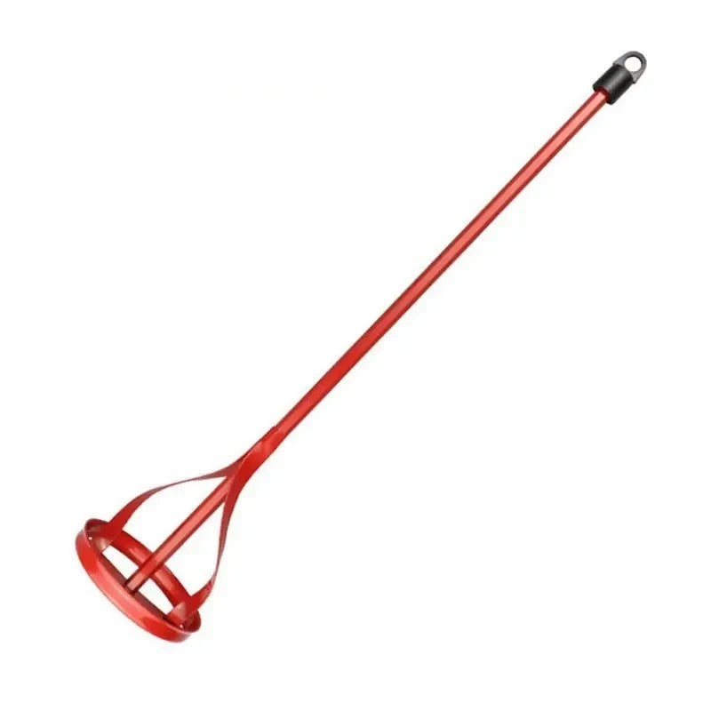 Red Drill Mixer Paddle Paint, Plaster, Cement & Mortar Stirrer Hex Shank Mixing