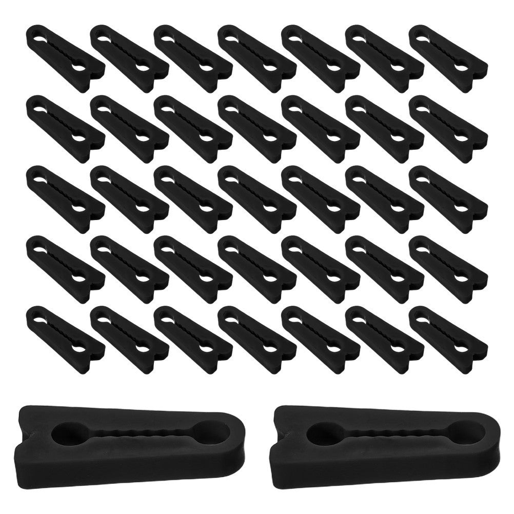40 Pcs Car Door Lock Sound Damper Shock Absorption Pads Latches Protector