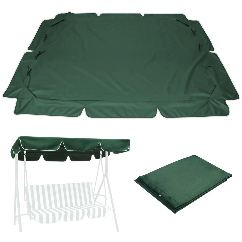 2/3 Seater Replacement Canopy Cover For Swing Seat Garden Bench Hammock Covers