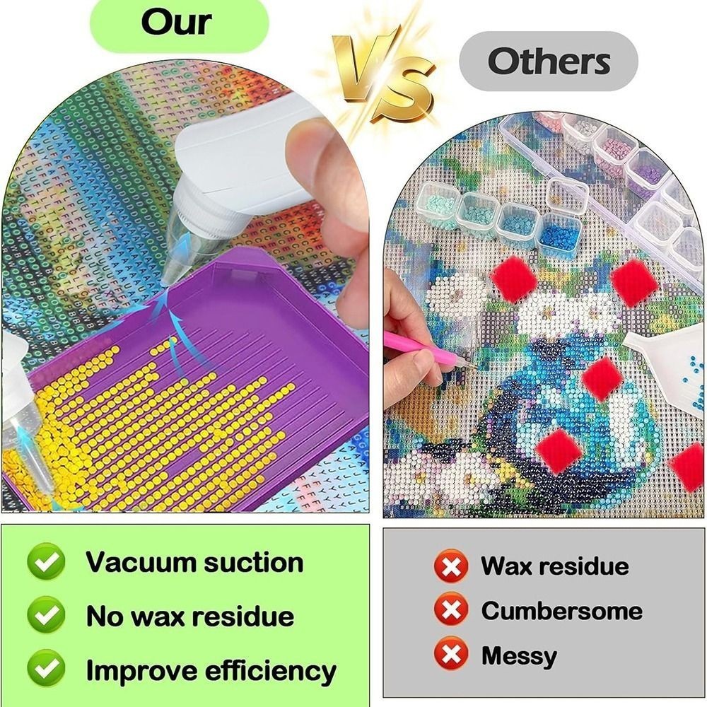 Embroidery Vacuum Diamond Painting Pen Kits Diamond Suction Tool  for Nail Art