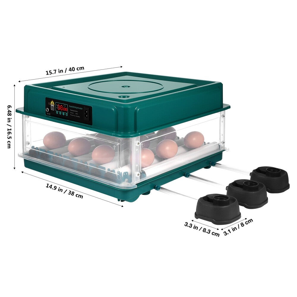 48 Egg Automatic Turning Incubator Chicken Duck Eggs Digital Hatching Machine