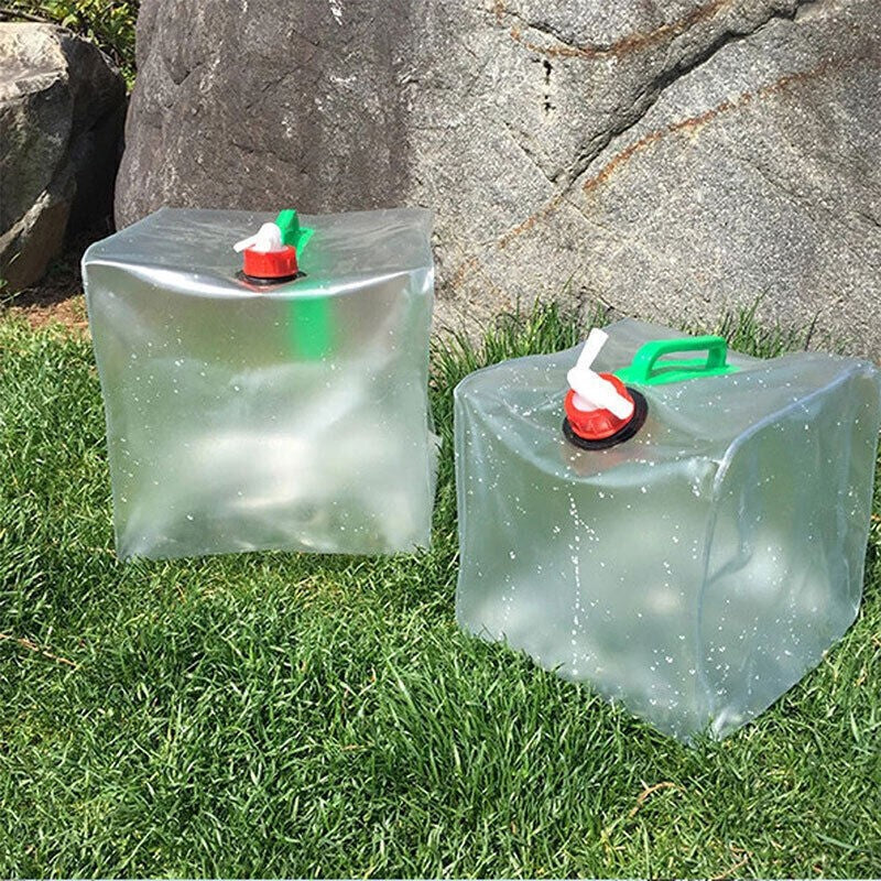 20L Water Carrier Container Foldable Collapsible Camping Water Bottle With Tap