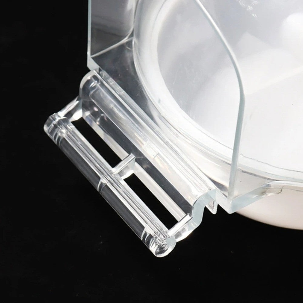Hang Parrot Bathtub Transparent Clear Bathing Tub Box Bird Bath Cage  Garden
