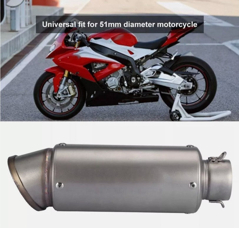 2'' 51MM Motorcycle Exhaust Slip for Honda Suzuki Yamaha Akra Motorbike