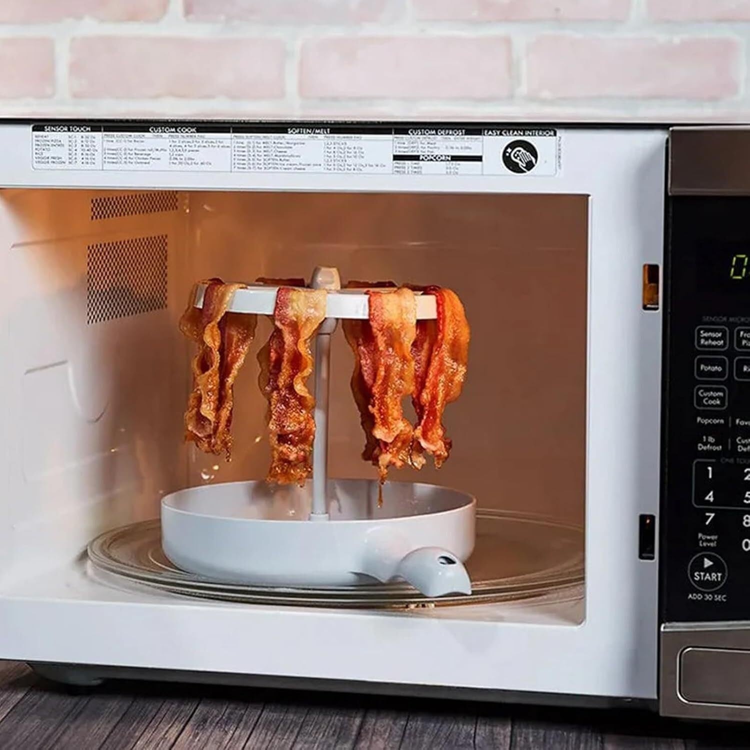 Microwave Barbecue Grill, Bacon Wizard Microwave Crispy Bacon Maker 🔥