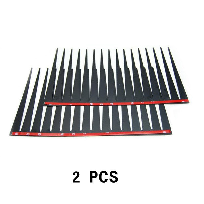 Black 2Pcs Car Eyelash  Sticker Lash Decal Universal For Headlight Body Decor