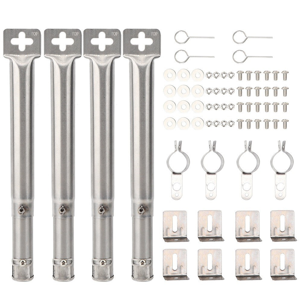 BBQ Gas Grill Replacement Adjustable Stainless Steel Tube Burners