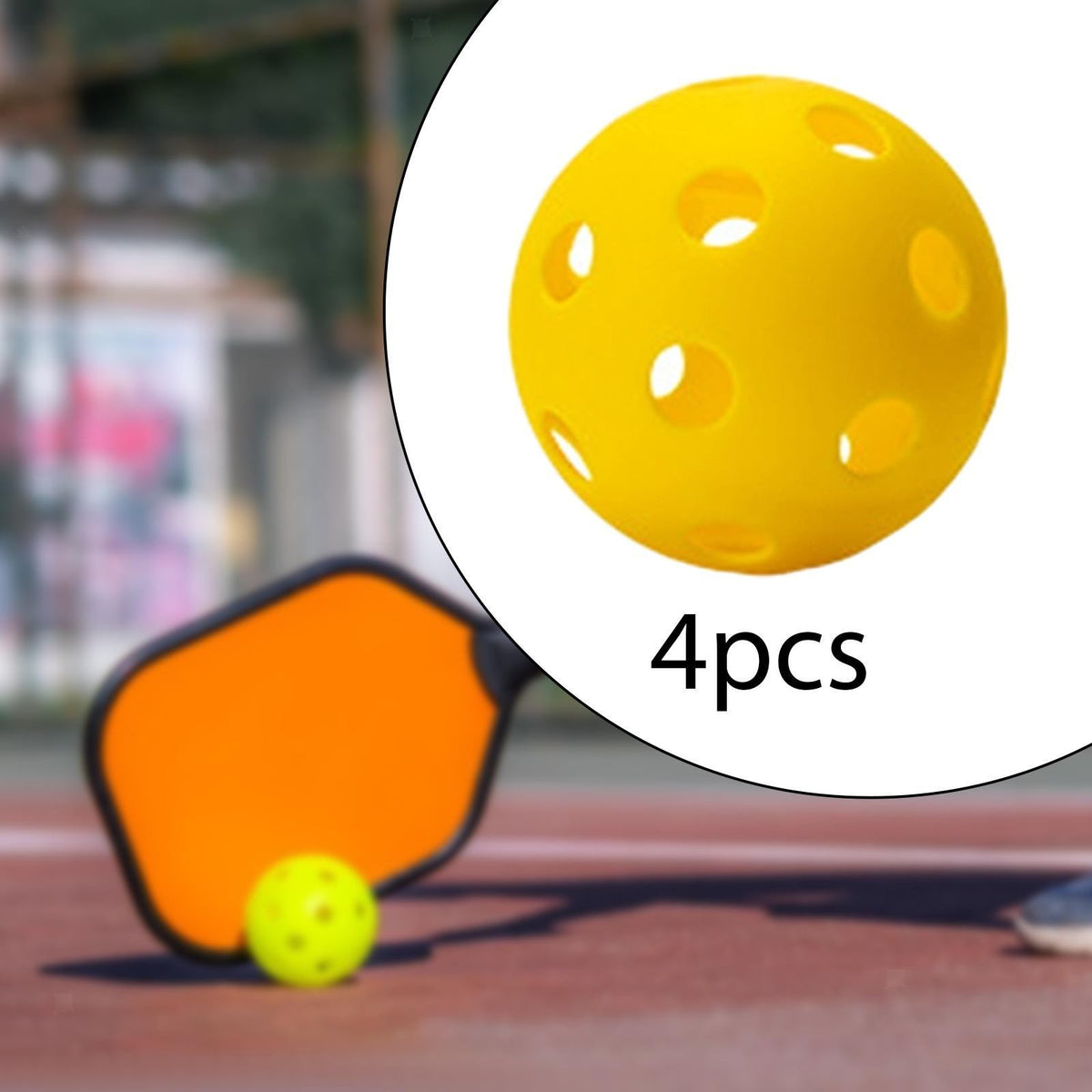 Indoor Pickleball Balls 26 Holes Pickle Balls for Training Tournament Play