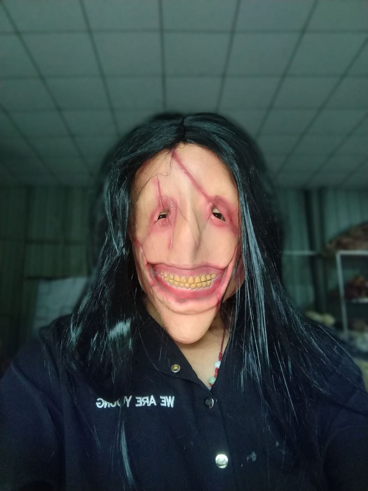 Halloween Scary Mask Ghost Party Prank Cosplay Costume Latex Funny Devil Unisex