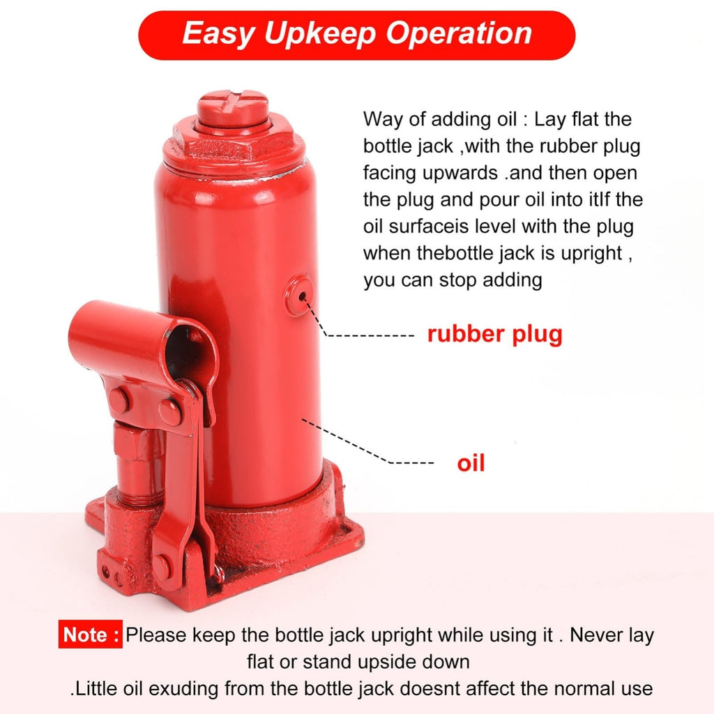 5 Ton Heavy Duty Professional Bottle Jack CAR VAN TRUCK Hydraulic Jack