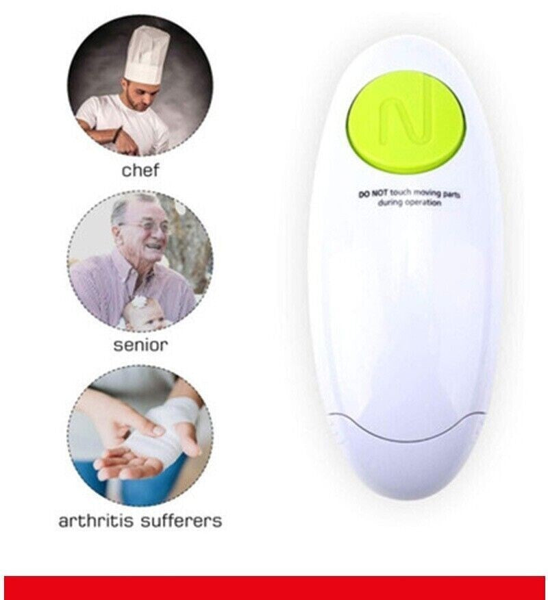 Electric Jar Opener One Touch Automatic Bottle Tin Lid Can Opener Kitchen Gadget