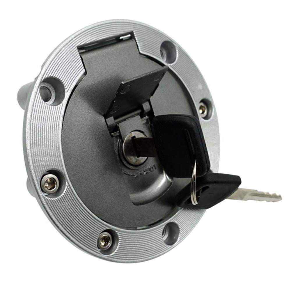 105mm Steel Motorbike Oil Tank Cap With 2 Keys Fuel Cap Motorcycle Gas Cover