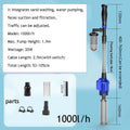 Aquarium Gravel Battery Fish Tank Vacuum Siphon Syphon Cleaner Filter Pump