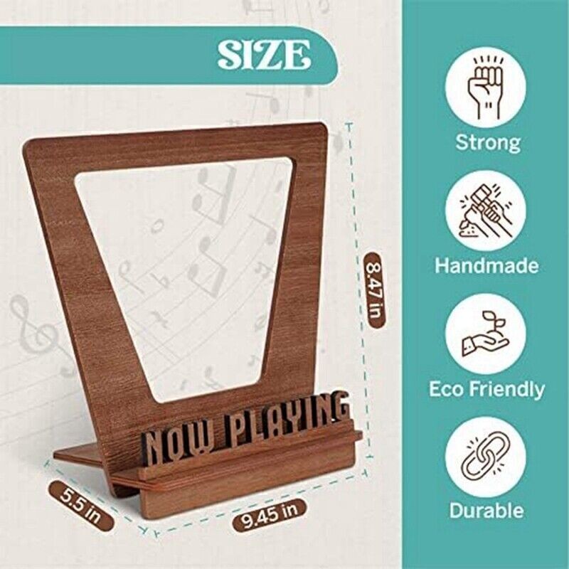 Retro Record Holder For Vinyl - Now Playing Vinyl Record Stand
