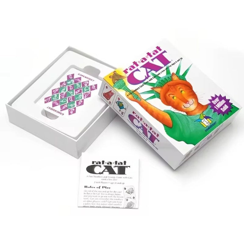 Rat A Tat Cat Funny Classic Family Party Board Cards Game Toy Kids Gift UK