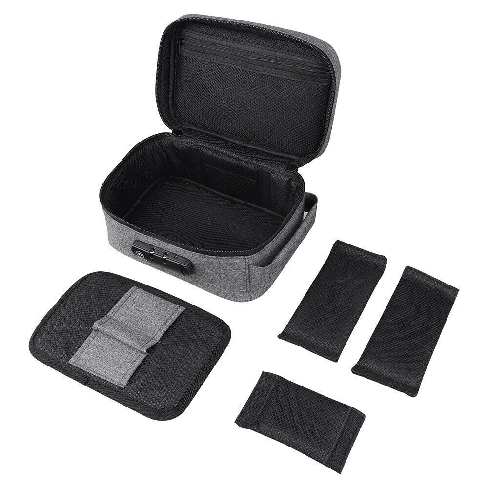 Smell Proof Case with Combination Lock Container Odor Proof Stash Storage Bag UK