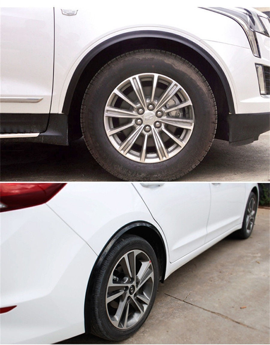 2x 1.5m rubber car wheel arch protection strips fender trim universal NEW