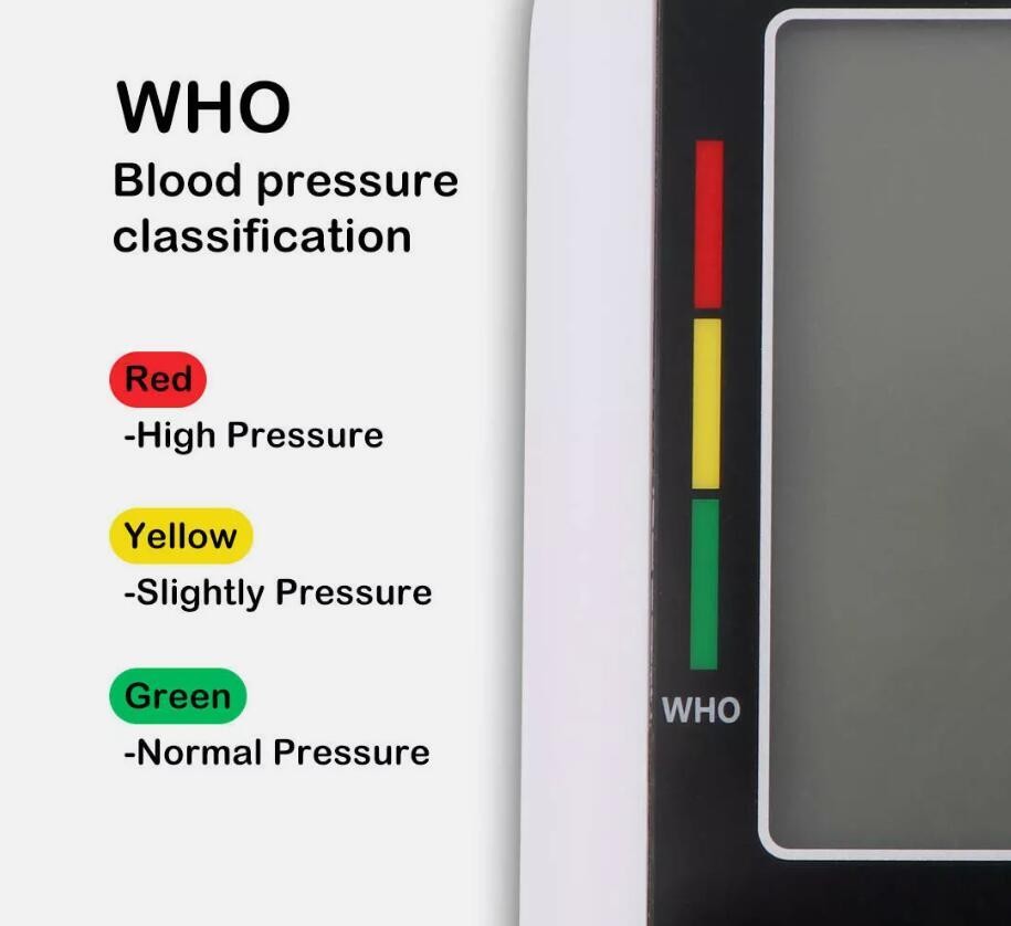 2026 UK Digital Automatic Blood Pressure Monitor Upper Arm BP Machine Heart Rate