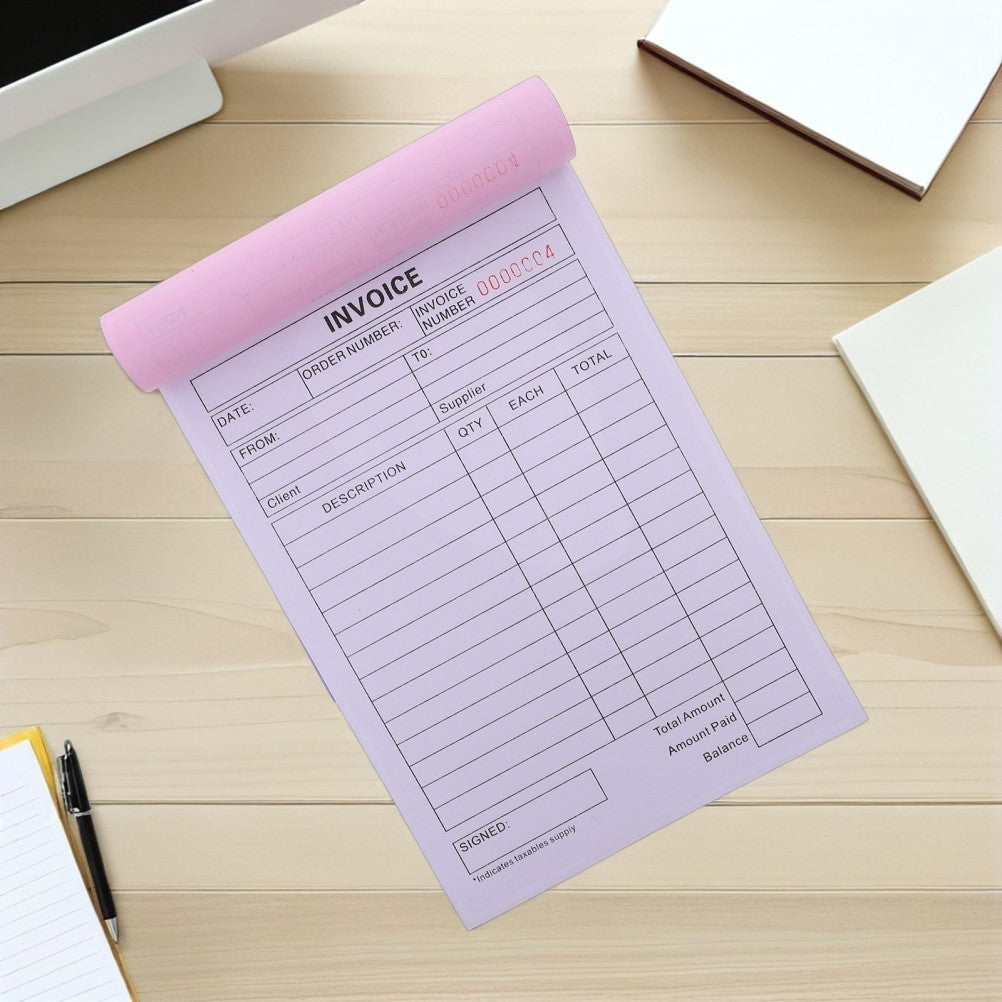 Purchase Order Book Mechanic Receipt Invoice for Financial Records
