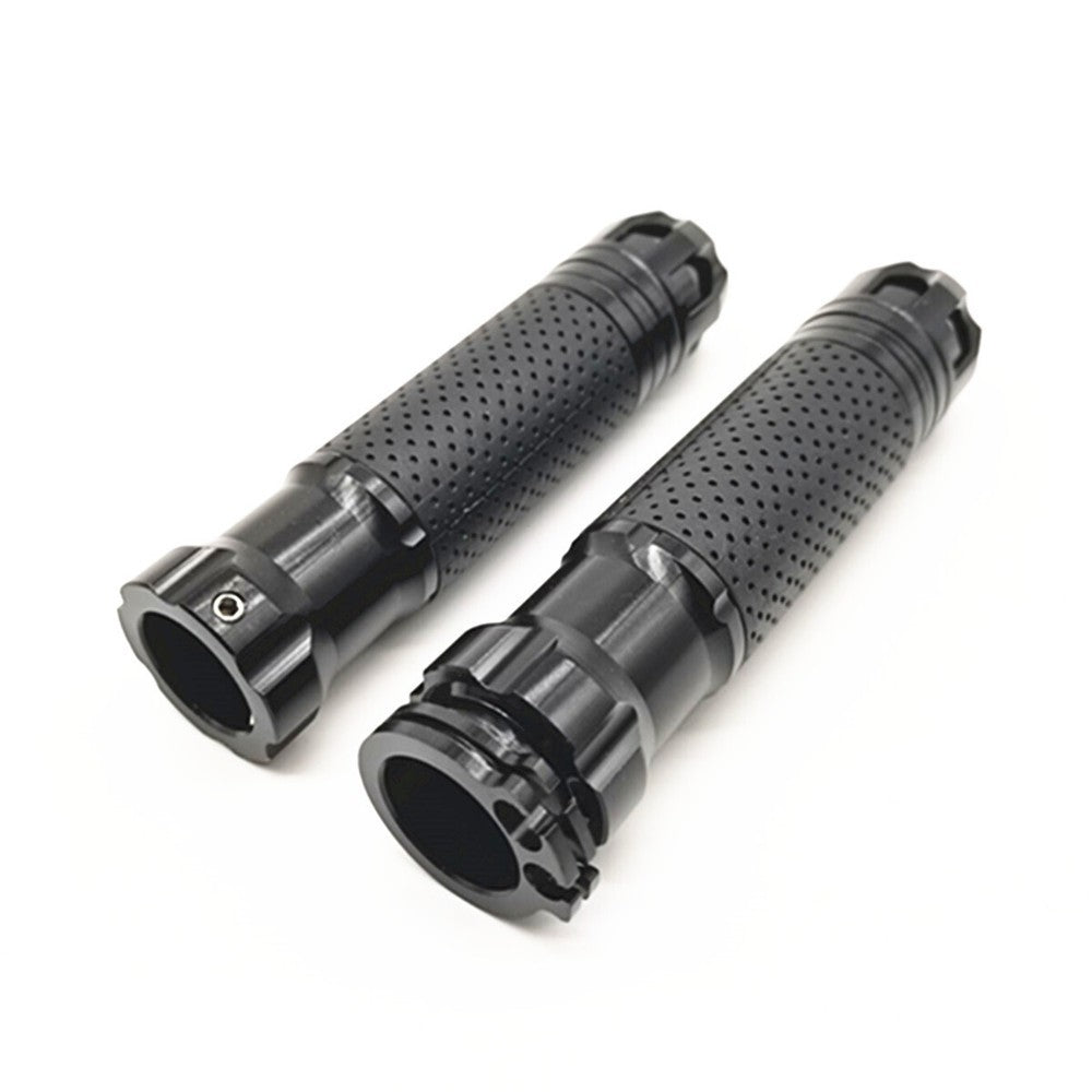1 Pair Throttle Twist Tube CNC Hand Grip For Motorcycle 7/8in 22mm Handlebar