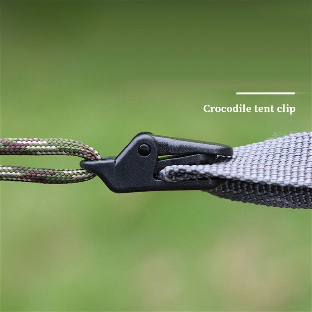 40 PCS Awning Tarp Clips Set Tent Clamp Buckle Camping Tool Heavy Duty Black UK