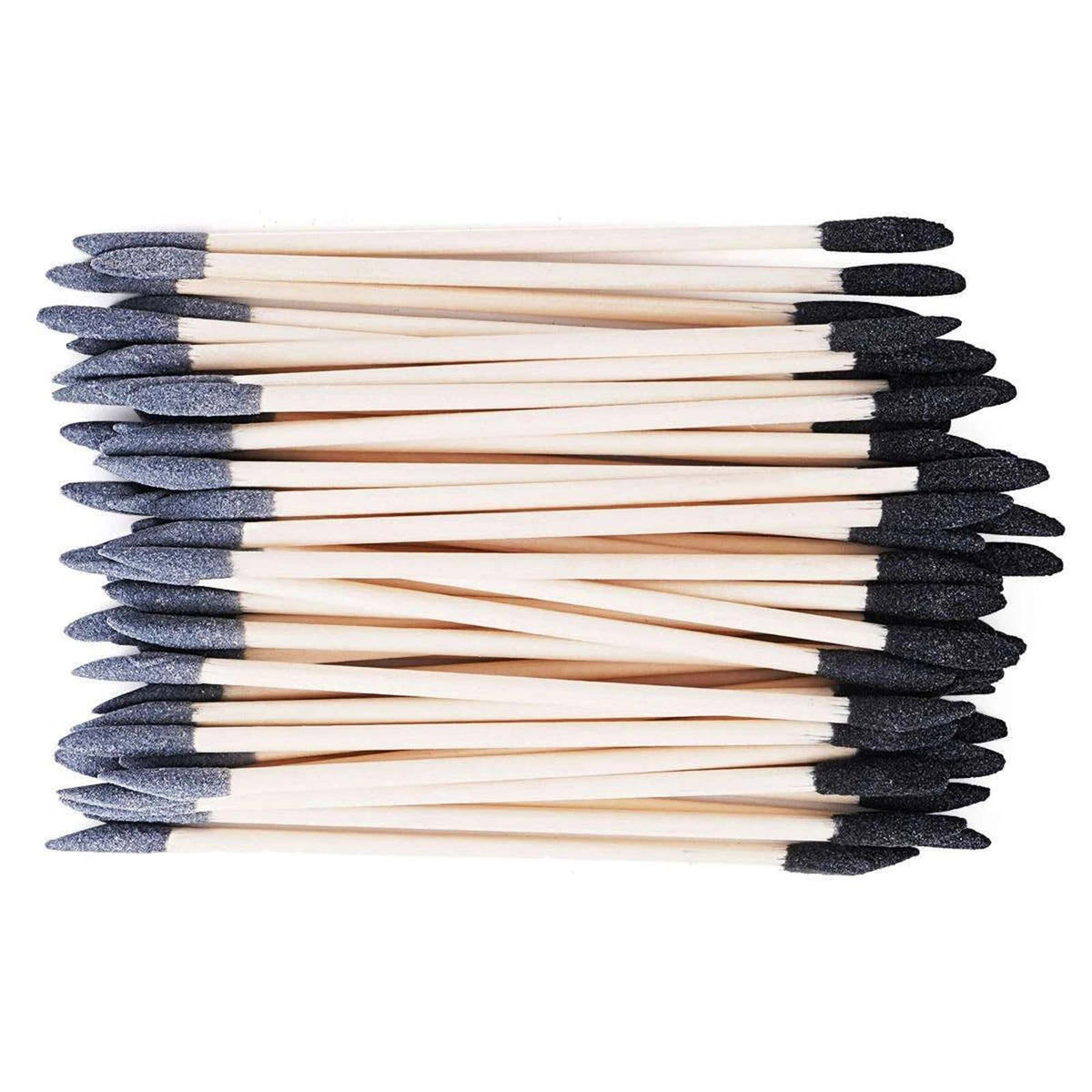 50 Count Sanding Sticks Dual Head 150 Black 280 Gray for Smoothing Small Spots