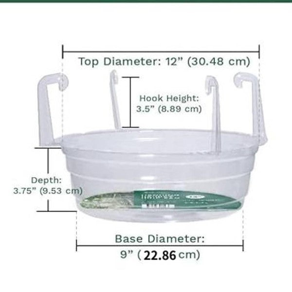 Hanging Basket Saucers for Plants, Saucers for Hanging Baskets