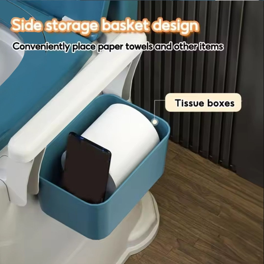 Adult Bedside Commode Toilet with Detachable Armrests Moible Odorless Toilet