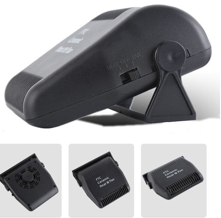 Portable Electric Car Heater 12V Ceramic Heating Fan Defogger Defroster Demister