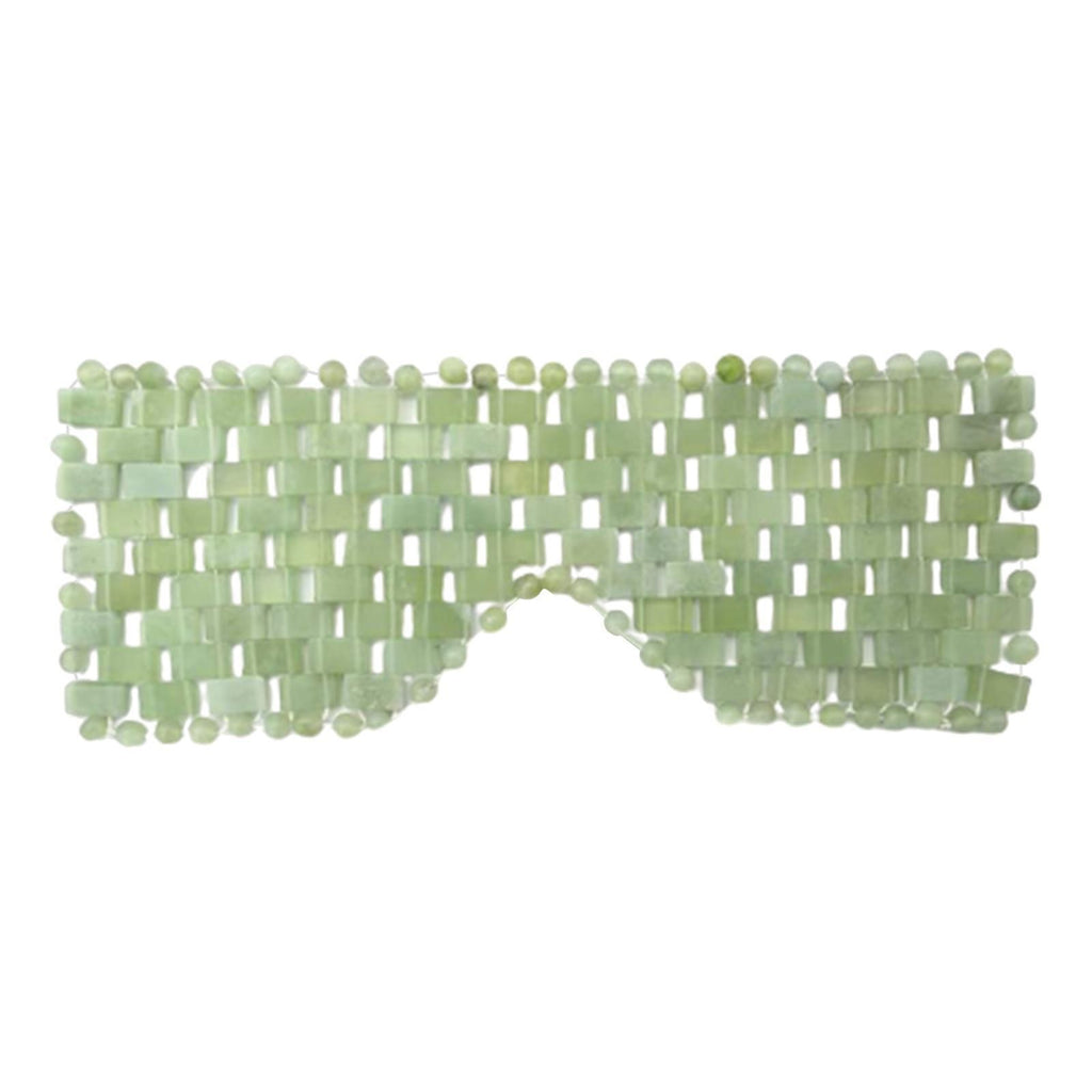Natural Jade Eye Mask Curtain Face Massager Sleep Mask Stone