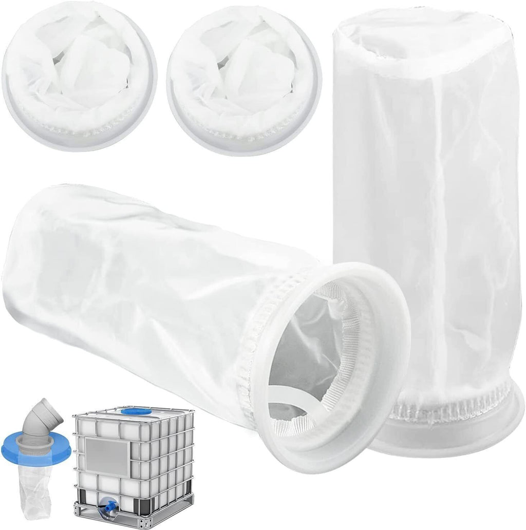 4x IBC Lid Filter Nylon Washable IBC Cover Filter Rain Water Tank Filter Mesh