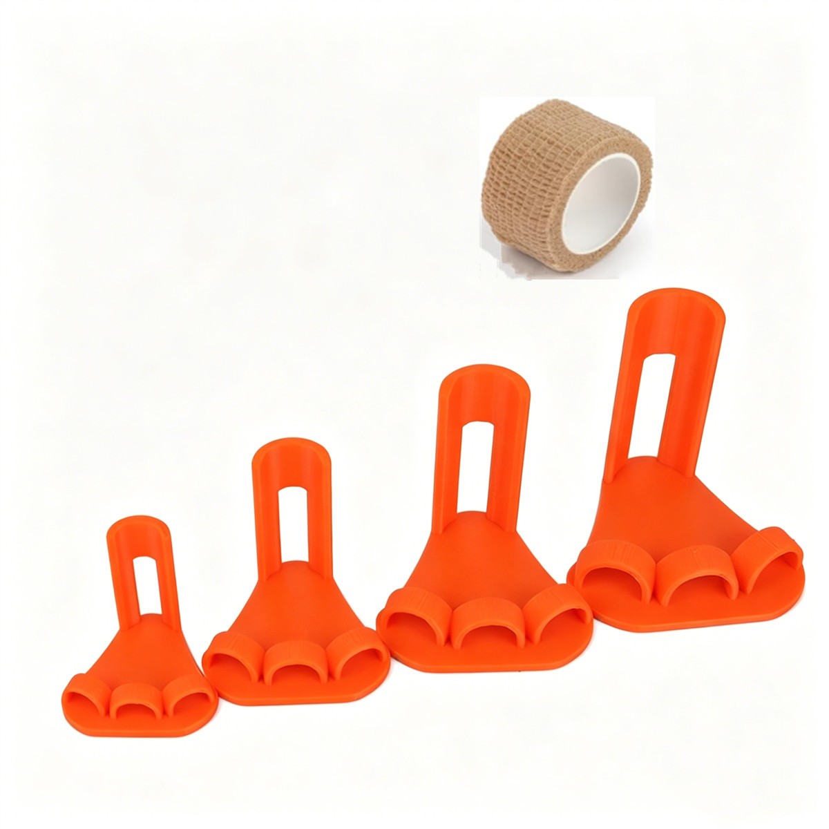 4-Piece Poultry Leg Splint Set with Holes- Professional Bumble Foot Treatment
