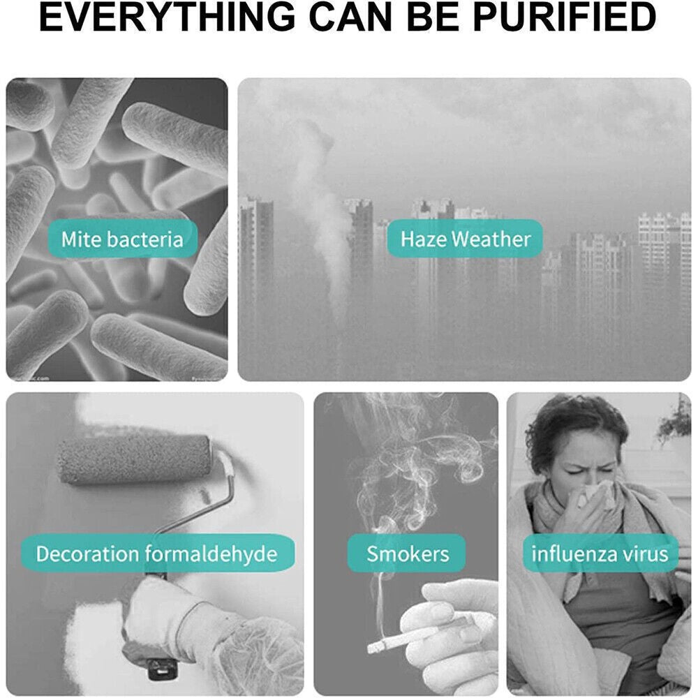 For Large Room Medical Grade HEPA Air Purifier Smoke Odor Pet Home Air Purifiers