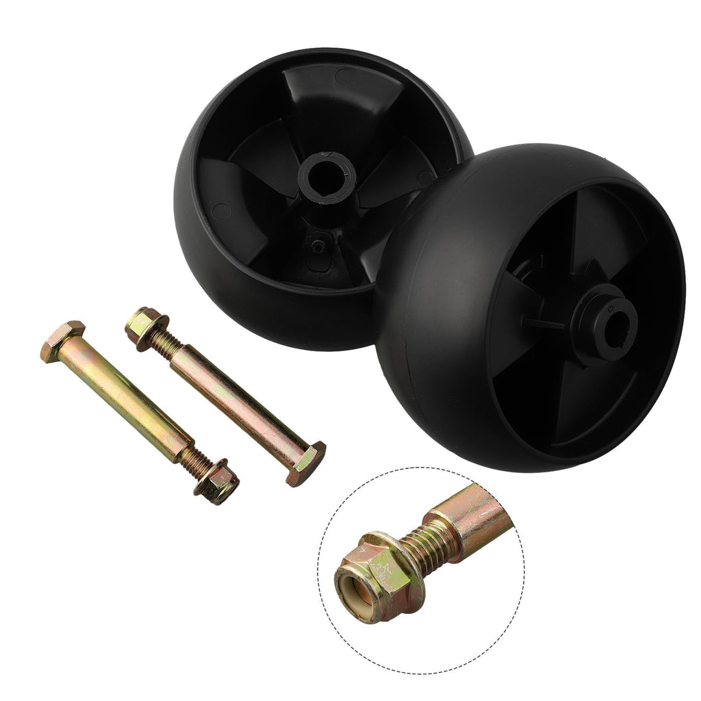 Simple Installation of 5inch Deck Wheels & Axle Bolts for Ride On Mowers