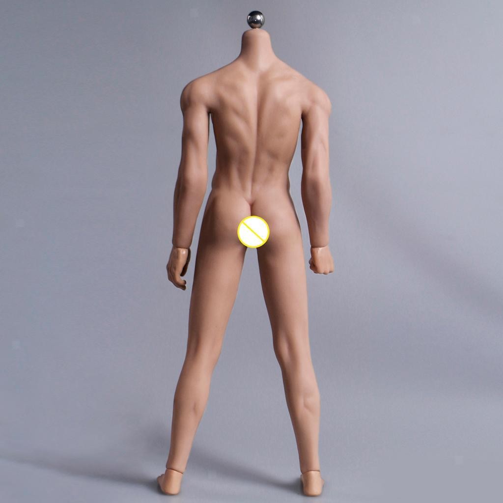 Silicone Flexible 1/6 Male Body Action Figure Seamless Man Dolls 12inch