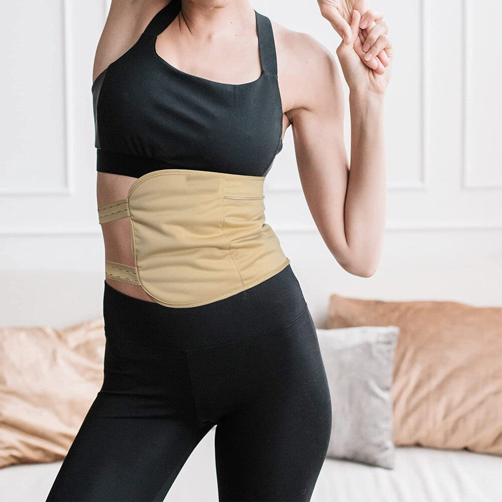 Reusable Organic Castor Oil Pack Compress Waist Wrap belt Kit for Liver Sleep