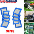 10Pcs Air Filter Lawn Mower Fit for Briggs & Stratton 491588 491588S 399959